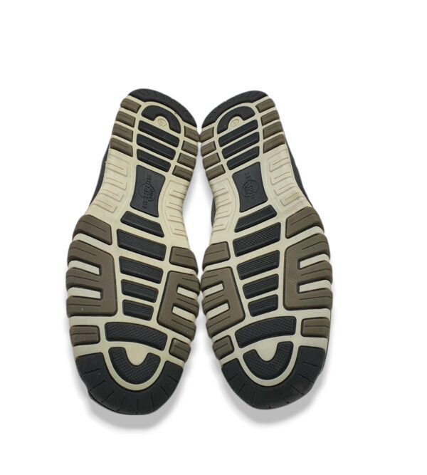 Saboti barbati Memphis, 43, imitatie de piele, material textil, gri - imagine 5