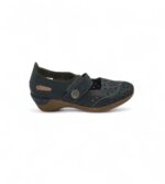 Sandale dama Rieker 40 imitatie de piele, negru