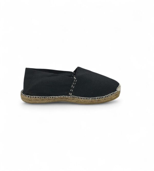 Espadrile dama, 40, material textil, negru - imagine 1