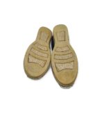 Espadrile dama, 40, material textil, negru - imagine 5