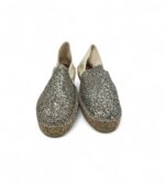 Espadrile dama Gaimo, 41, piele, material textil, alb gri - imagine 3