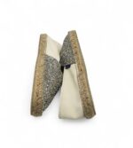 Espadrile dama Gaimo, 41, piele, material textil, alb gri - imagine 4