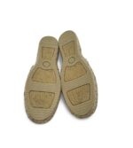 Espadrile dama Gaimo, 41, piele, material textil, alb gri - imagine 5