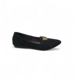 Balerini dama 35 material textil, negru