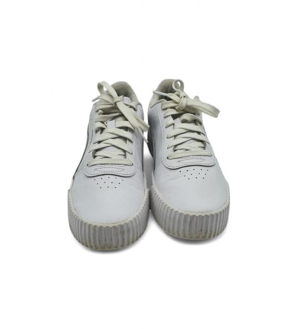 Adidasi dama Puma, 38, piele, imitatie de piele, alb - imagine 3