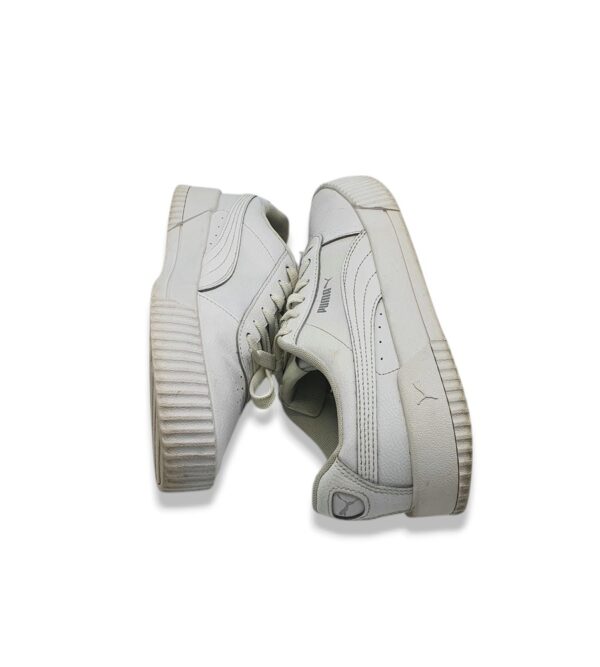 Adidasi dama Puma, 38, piele, imitatie de piele, alb - imagine 4