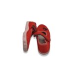 Balerini copii Cupcake, 22, material textil, rosu - imagine 4