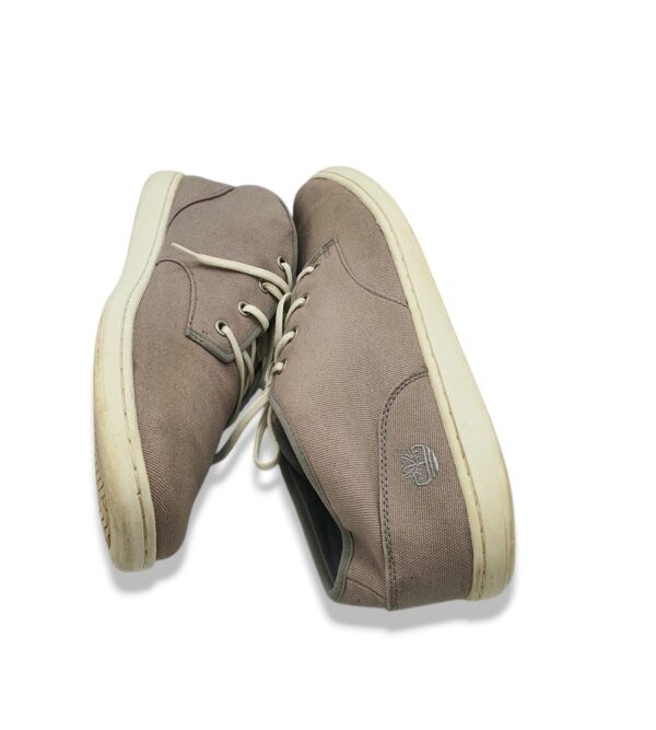 Adidasi barbati Timberland 46 material textil, crem - imagine 4