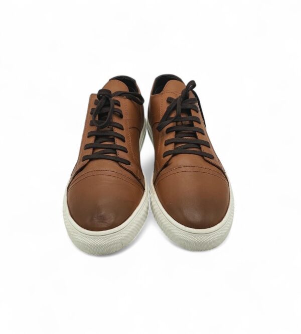 Tenisi barbati Red Foot, 44, piele, maro - imagine 3