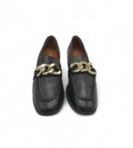 Mocasini dama Dune 38 piele, negru - imagine 3