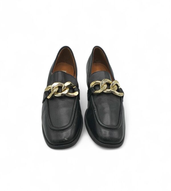 Mocasini dama Dune 38 piele, negru - imagine 3