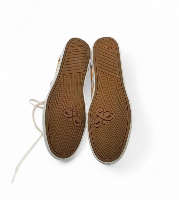 Tenisi dama Hummel, 38, piele intoarsa, material textil, portocaliu - imagine 5