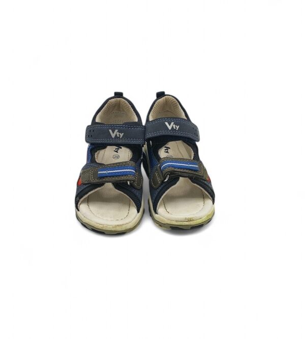 Sandale copii Vty 22, imitatie de piele,  albastru - imagine 3