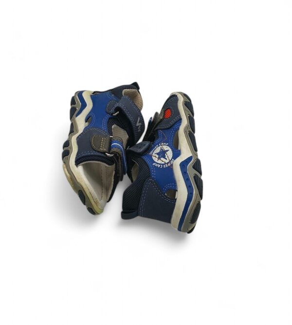Sandale copii Vty 22, imitatie de piele,  albastru - imagine 4