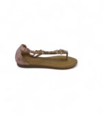 Sandale dama Lucky, 38, material textil, roz