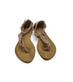 Sandale dama Lucky, 38, material textil, roz - imagine 3
