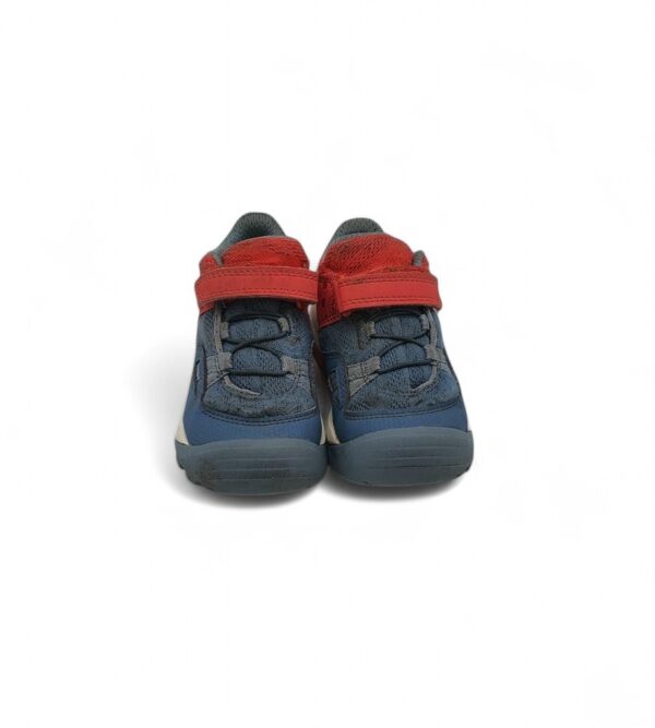 Adidasi copii Quechua 25 imitatie de piele, material textil, albastru rosu - imagine 3