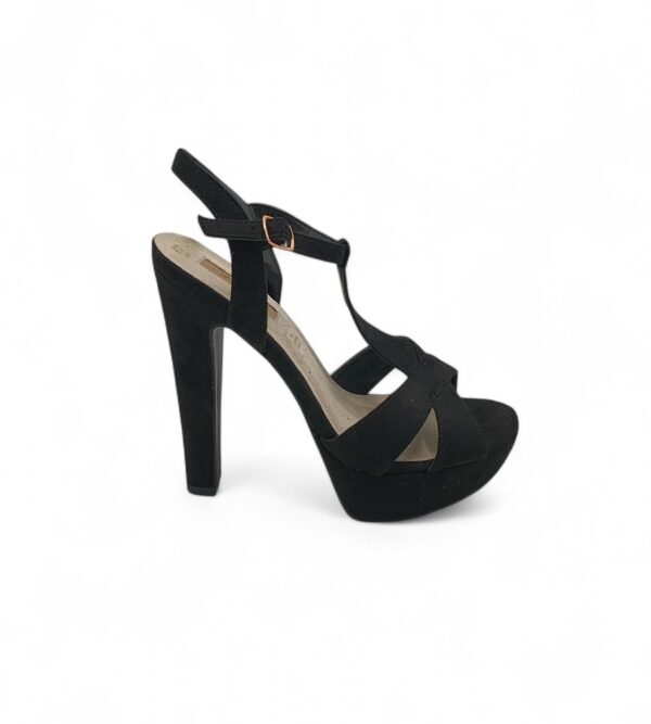 Sandale dama Primark 38 material textil, negru - imagine 1