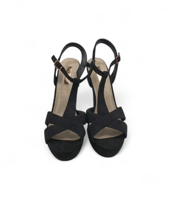 Sandale dama Primark 38 material textil, negru - imagine 3