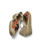 Sandale dama Tamaris, 38, material textil, multicolor - imagine 4