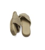 Saboti dama C&A, 40, material textil, crem - imagine 4