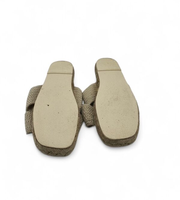 Saboti dama C&A, 40, material textil, crem - imagine 5