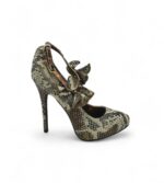 Pantofi dama Fiore 39 imitatie de piele, alb gri