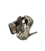Pantofi dama Fiore 39 imitatie de piele, alb gri - imagine 4