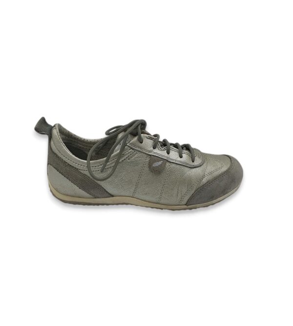 Adidasi dama Geox 38 piele intoarsa , gri - imagine 1