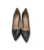Pantofi dama 38 imitatie de piele, negru - imagine 3
