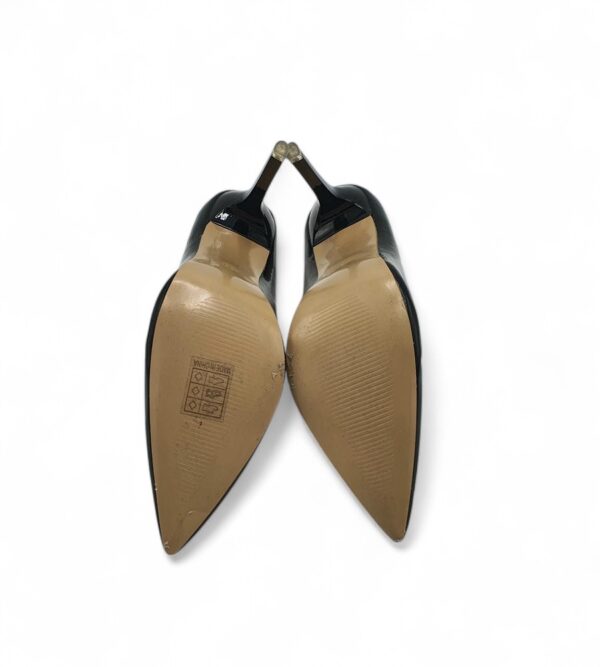 Pantofi dama 38 imitatie de piele, negru - imagine 5
