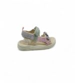 Sandale dama H&M, 25, material textil, alb gri