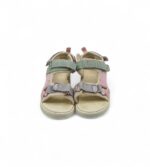 Sandale dama H&M, 25, material textil, alb gri - imagine 3