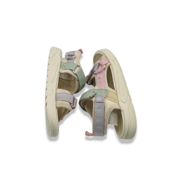 Sandale dama H&M, 25, material textil, alb gri - imagine 4
