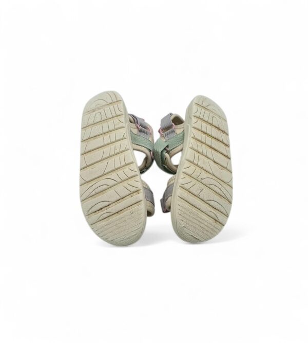 Sandale dama H&M, 25, material textil, alb gri - imagine 5