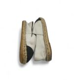 Espadrile dama 38 piele, gri negru - imagine 4