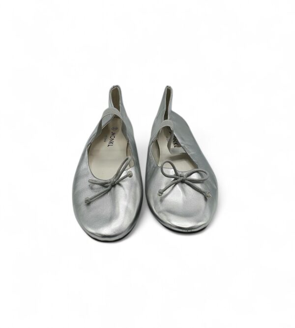 Balerini dama Monkl 39 imitatie de piele, gri - imagine 3