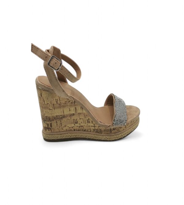 Sandale dama New Look, 37, material textil, gri - imagine 1