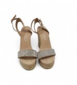 Sandale dama New Look, 37, material textil, gri - imagine 3