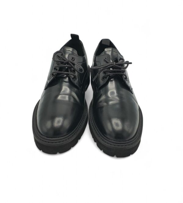 Pantofi barbati Zign, 44, piele, negru - imagine 3