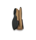 Balerini dama Asos 40 imitatie de piele, maro negru - imagine 4