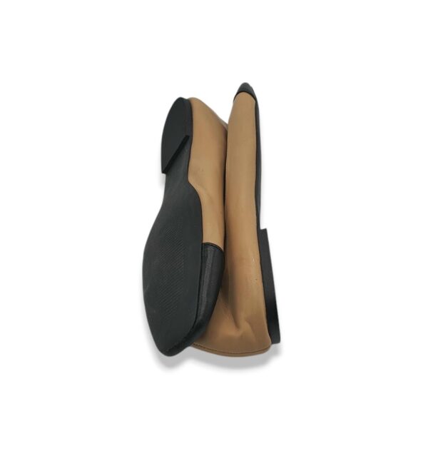 Balerini dama Asos 40 imitatie de piele, maro negru - imagine 4