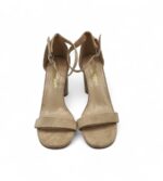 Sandale dama Boohoo, 41, material textil, crem - imagine 3