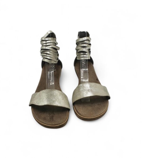 Sandale dama Plus, 39, piele, gri - imagine 4