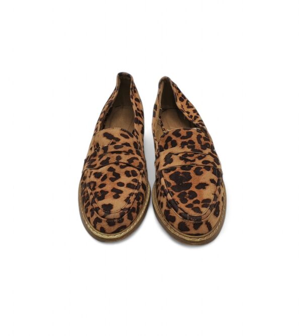 Mocasini dama Asos, 36, material textil, maro negru - imagine 3