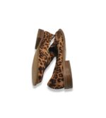 Mocasini dama Asos, 36, material textil, maro negru - imagine 4