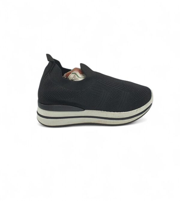 Adidasi dama 38, material textil, negru - imagine 1