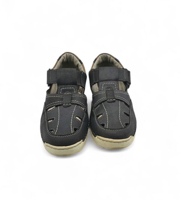 Sandale barbati 41 imitatie de piele, negru - imagine 3