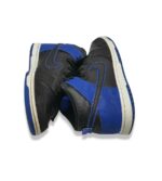 Adidasi barbati Nike 42 piele, imitatie de piele, negru albastru - imagine 4
