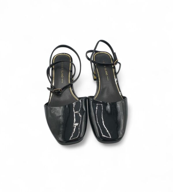 Sandale dama River Island, 37, imitatie de piele, negru - imagine 3